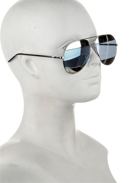 dior sunglasses mirror silver|authentic christian Dior sunglasses.